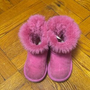 UGG Cozy Pink Kids Boots